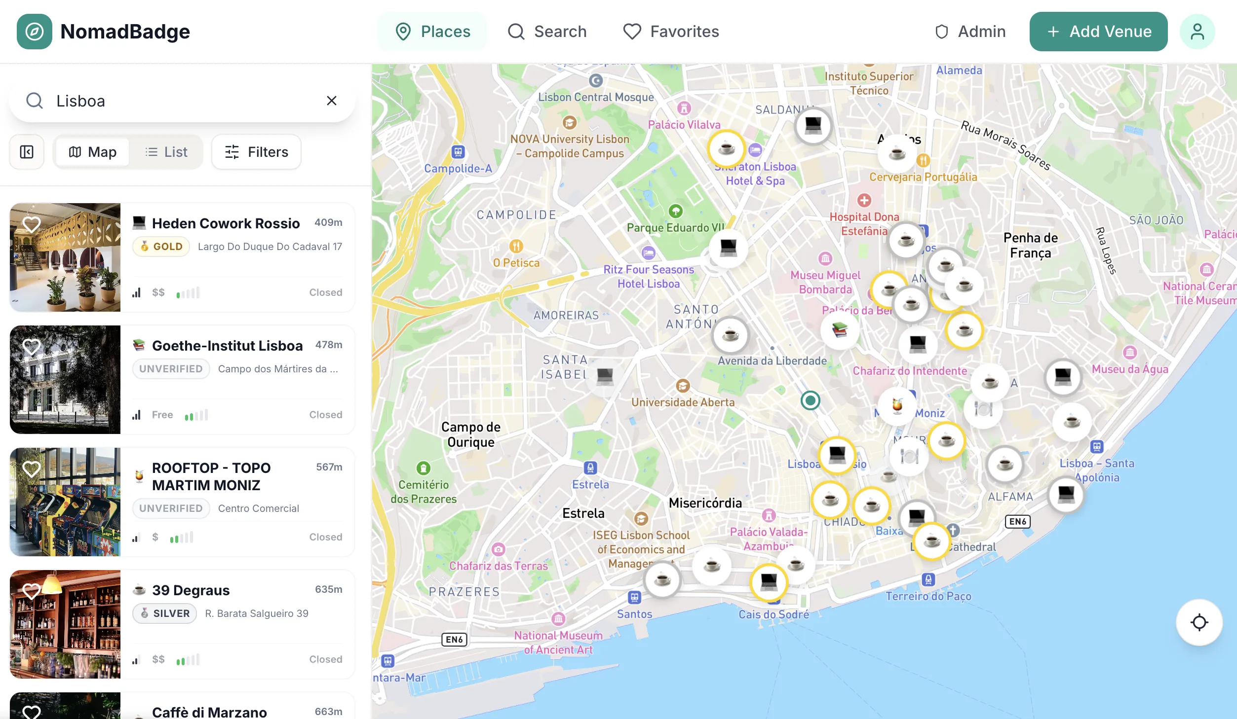 NomadBadge Web-App